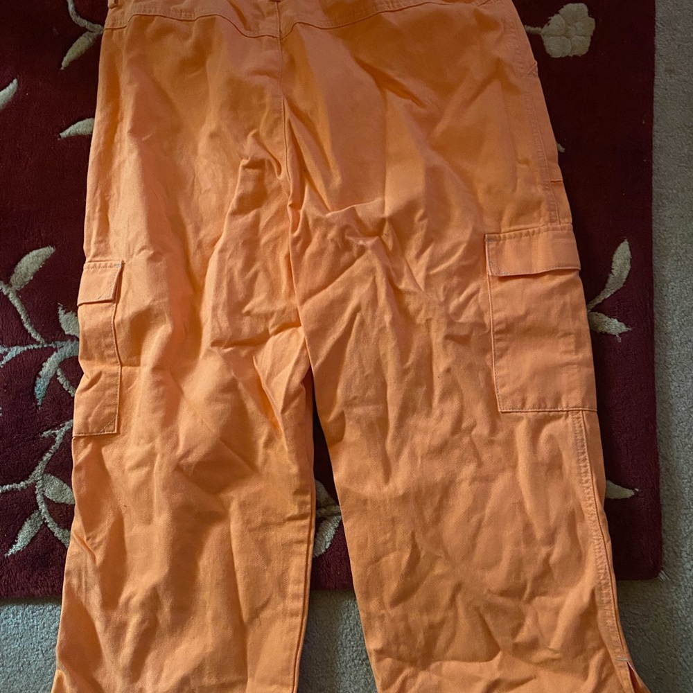 Capri pants orange! They’re nice and in good condition. Just not my style.